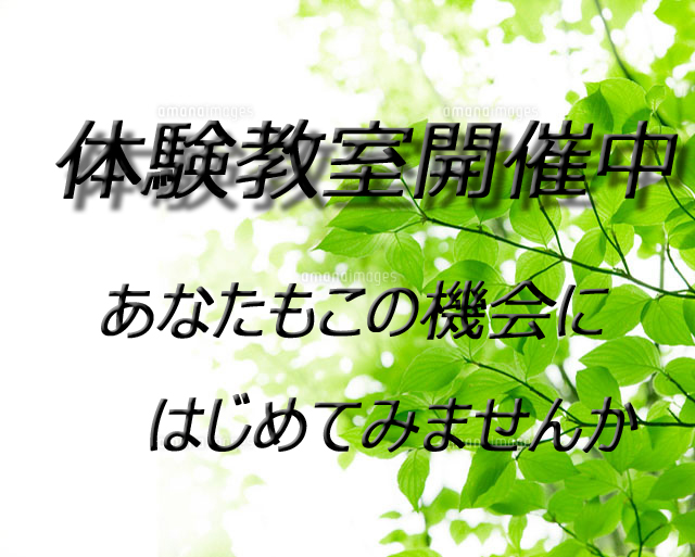体験教室開催中